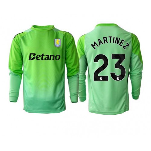 Fotballdrakt Herre Aston Villa Emiliano Martinez #23 Keeper Bortedrakt 2025-26 Langermet Fotballdrakt Herre Aston Villa Emiliano Martinez #23 Keeper Bortedrakt 2025-26 Langermet